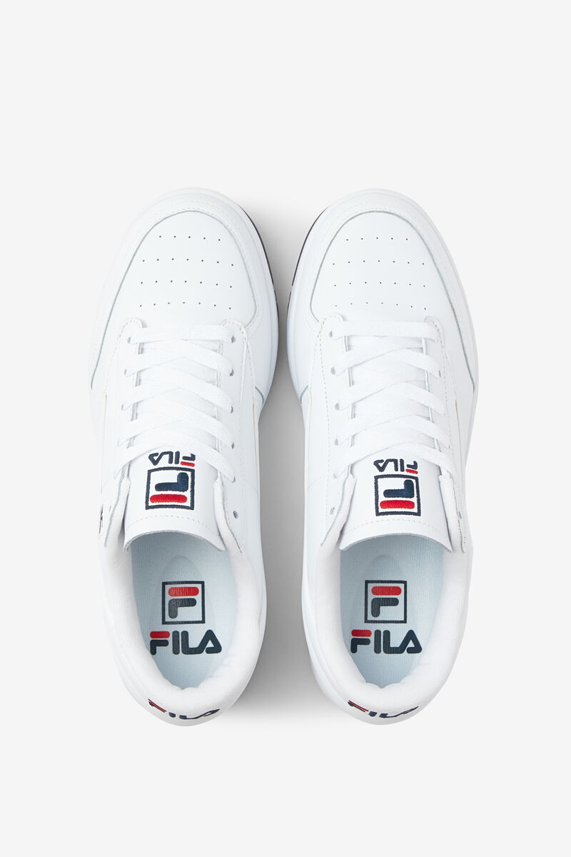 Fila Tennis 88 Low Top Tennis Shoe | Fila White / Navy / Red | iRl7SmGH1hx