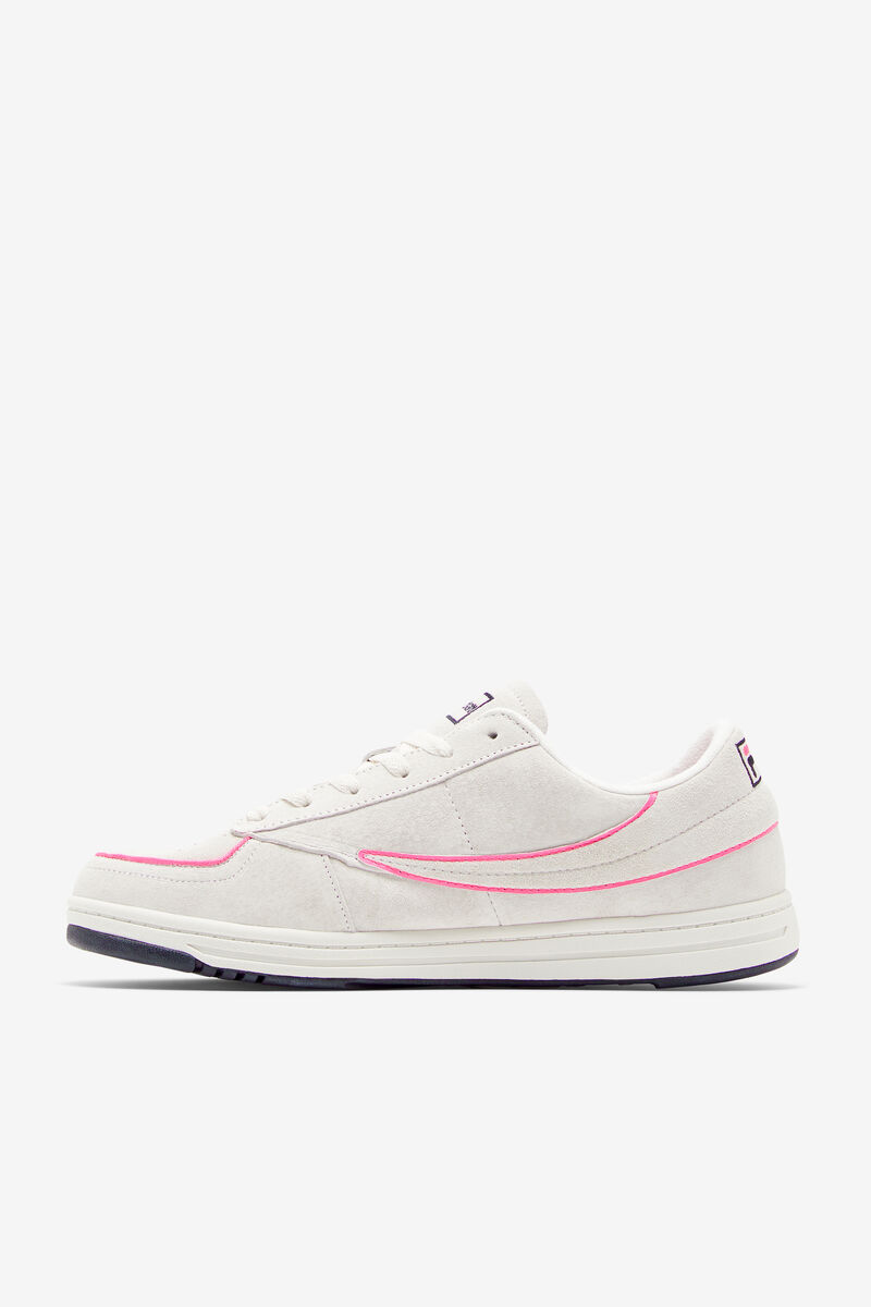 Fila Tennis 88 Premium X Msgm Designer Sneakers | Fila White / Black / Pink | 1smngtIawJr