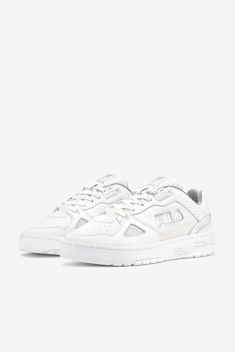 Fila Teratach 600 Low Top Shoes | Fila White / White / Metal Silver | eJ61l9n2Umo