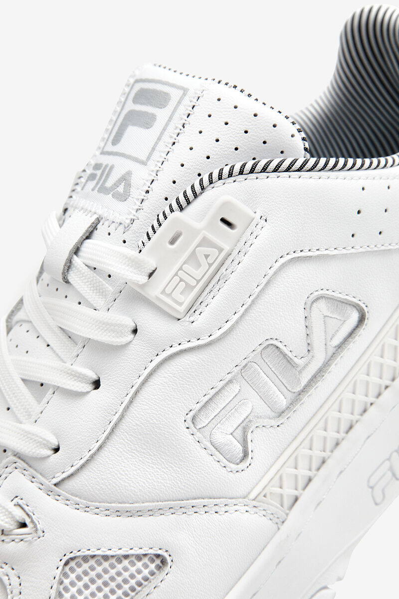 Fila Teratach 600 Low Top Shoes | Fila White / White / Metal Silver | eJ61l9n2Umo