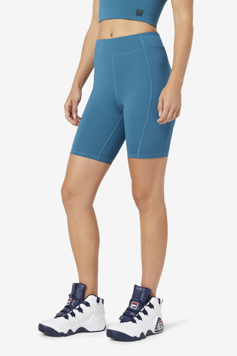 Fila Tiana Bike Short Blue Coral | UftHcGkuxEB