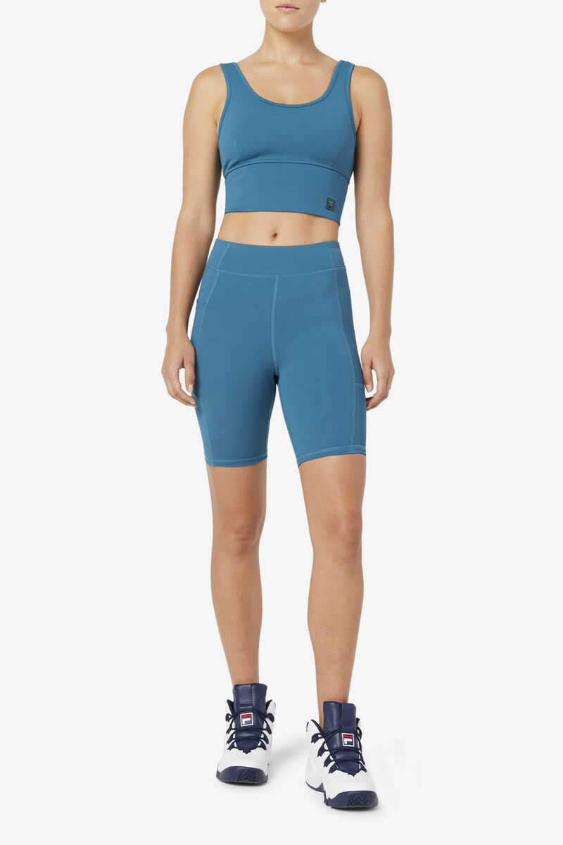 Fila Tiana Bike Short Blue Coral | UftHcGkuxEB