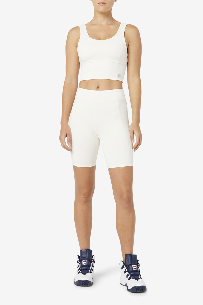 Fila Tiana Bike Short Light Yellow | TqaOQKQsp8A