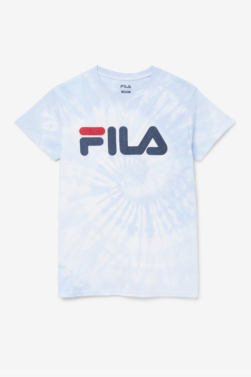 Fila Tie Dye Logo Light Blue | 3McyHENNIeE