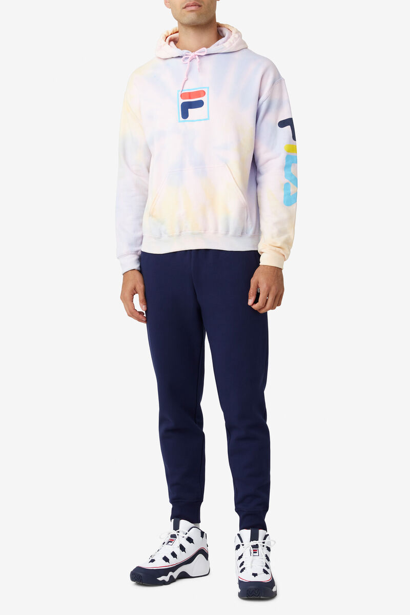 Fila Tie Dye Puff Hoodie Multicolor | MjsaU7CLs8H