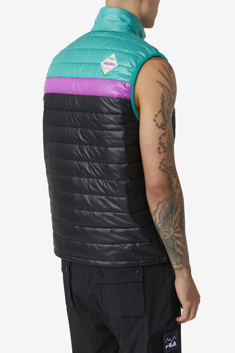 Fila Tri Vest Black / Green / Purple | 7A5jgDkyYGo