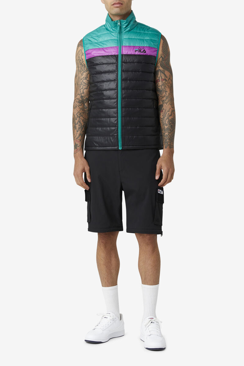 Fila Tri Vest Black / Green / Purple | 7A5jgDkyYGo