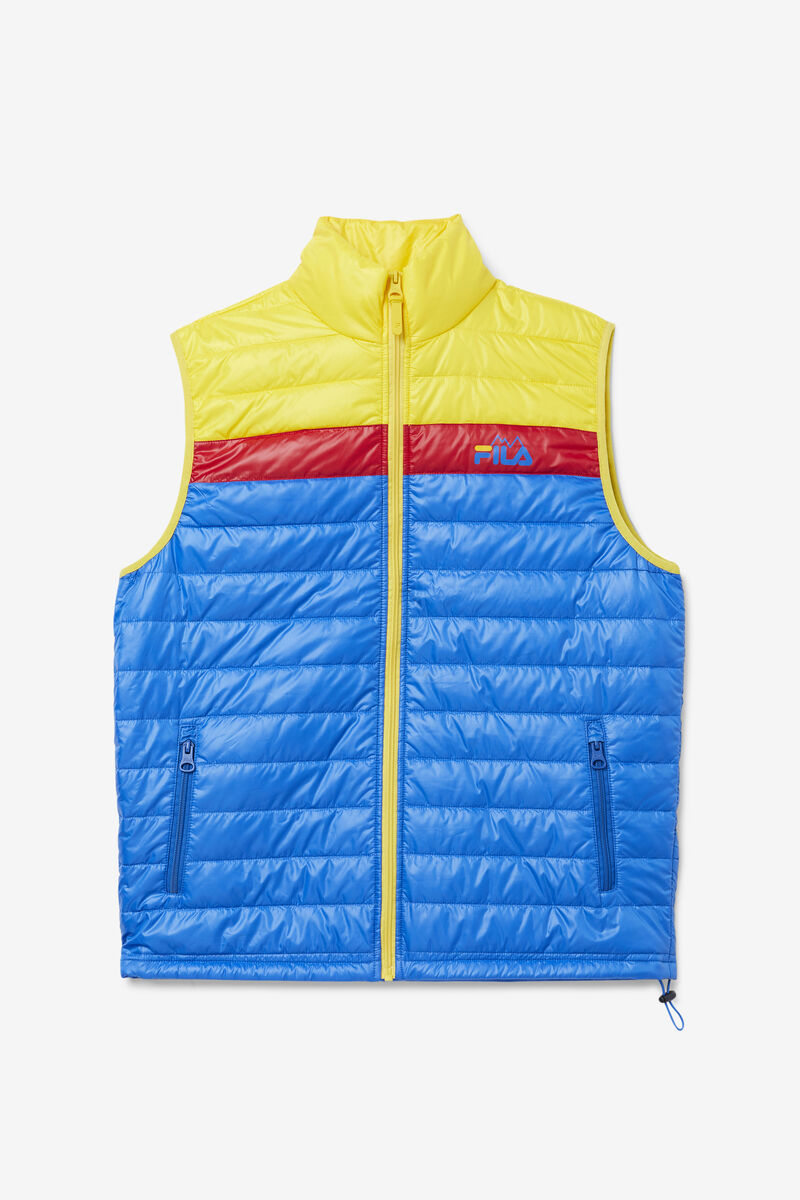 Fila Tri Vest Blue / Lemon / Red | PuNtJ6vANGs