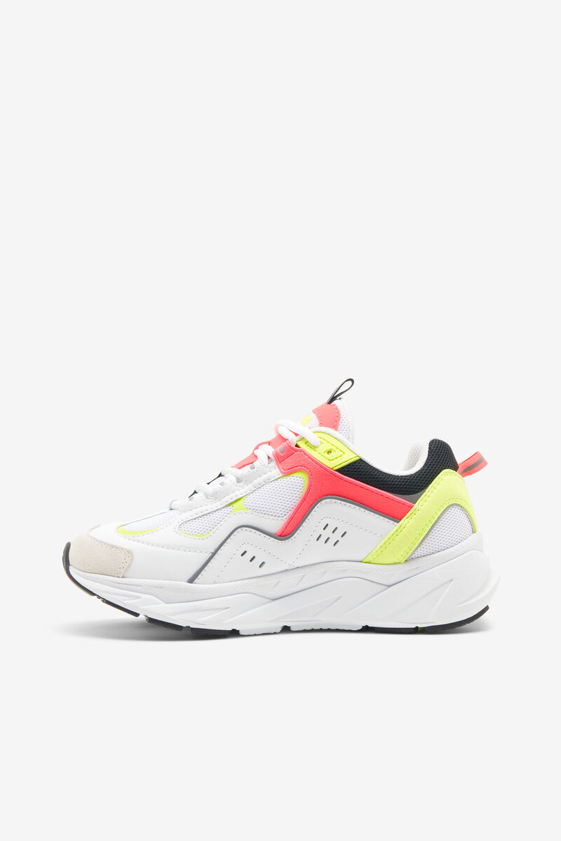 Fila Trigate Plus White / Pink / Yellow | SpA2jaFulk3