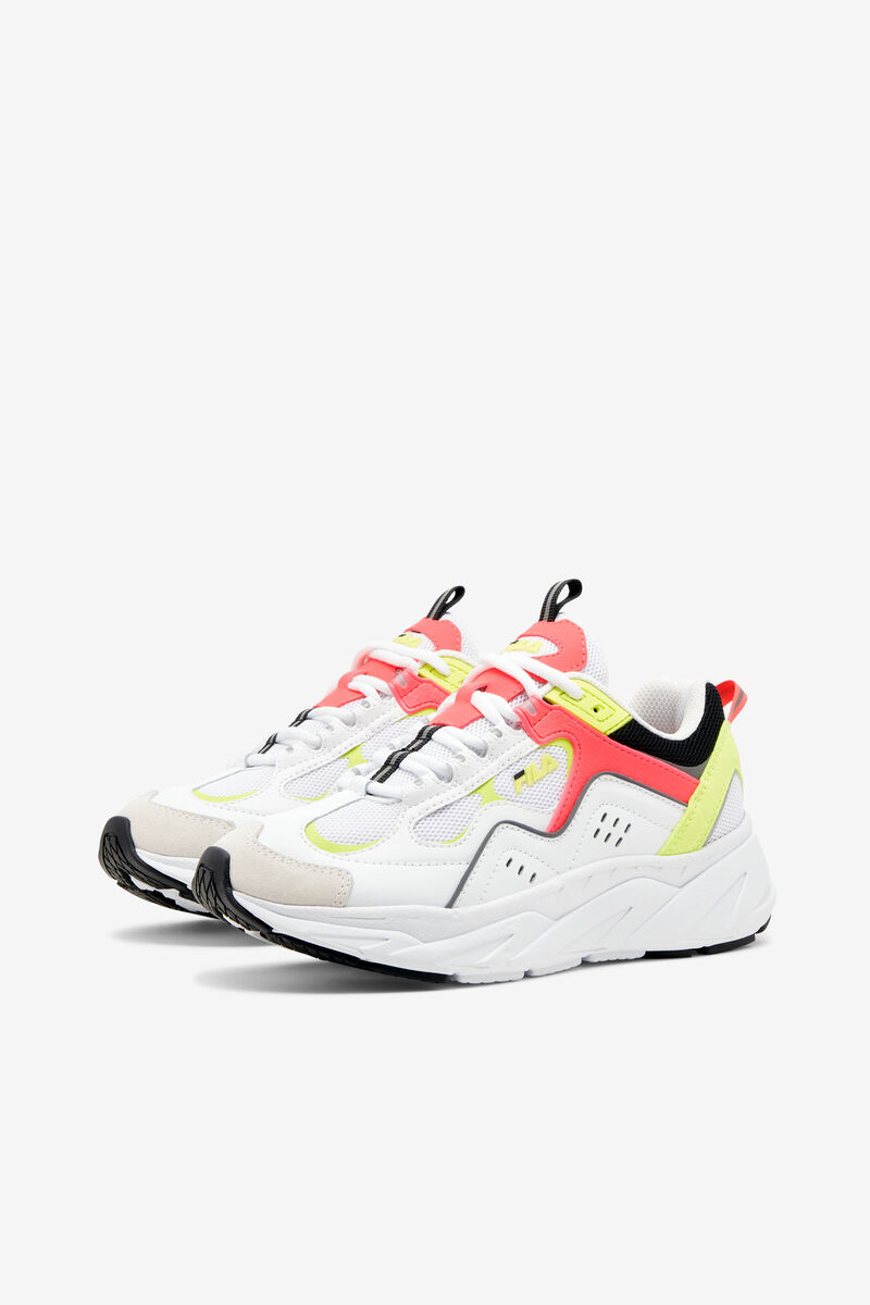 Fila Trigate Plus White / Pink / Yellow | SpA2jaFulk3