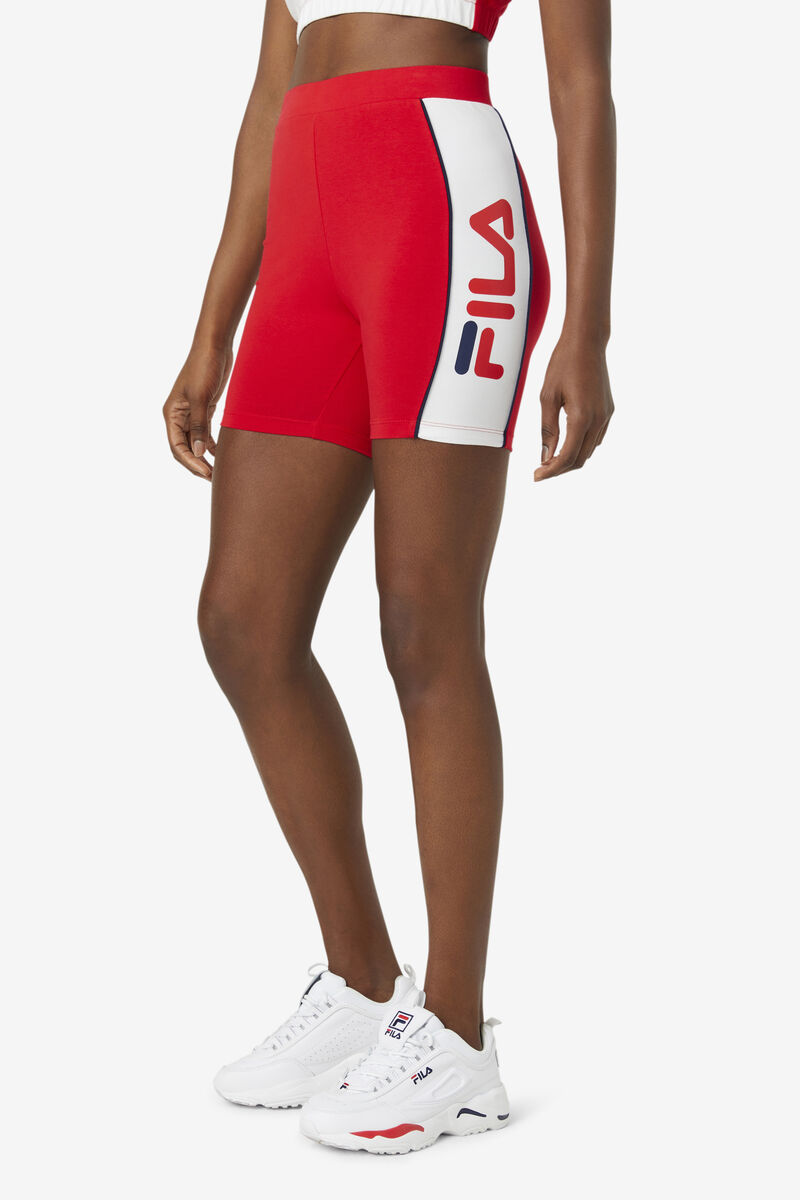 Fila Trina Bike Short Red / White / Navy | 5bHbDJ2gLxi