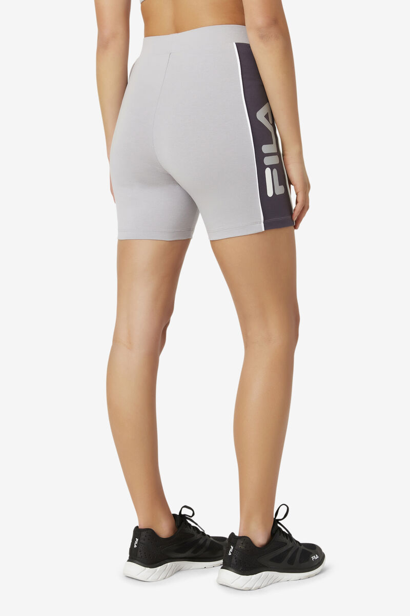 Fila Trina Bike Short Silver / White | jWMtjfklbqz