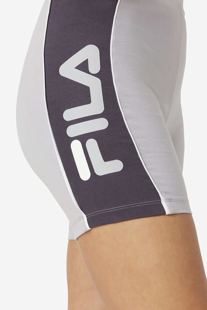 Fila Trina Bike Short Silver / White | jWMtjfklbqz