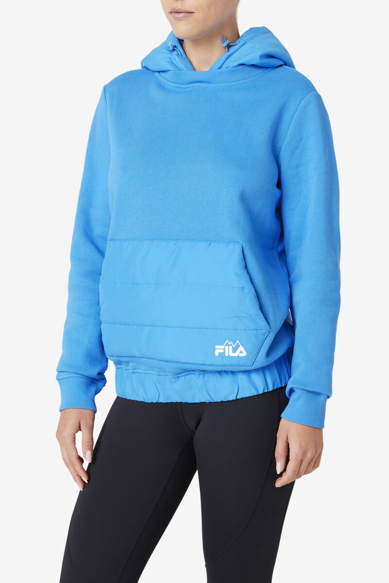 Fila Trinity Hoodie Blue | lAzAuKS3NTx