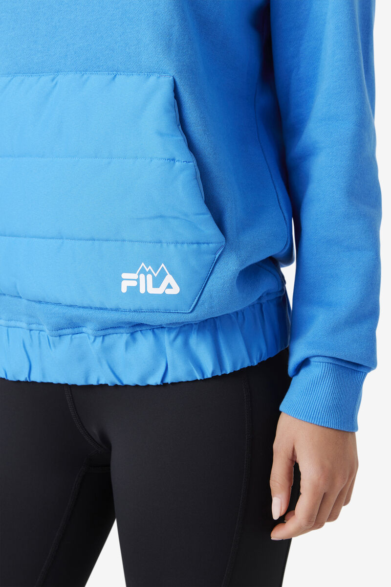 Fila Trinity Hoodie Blue | lAzAuKS3NTx