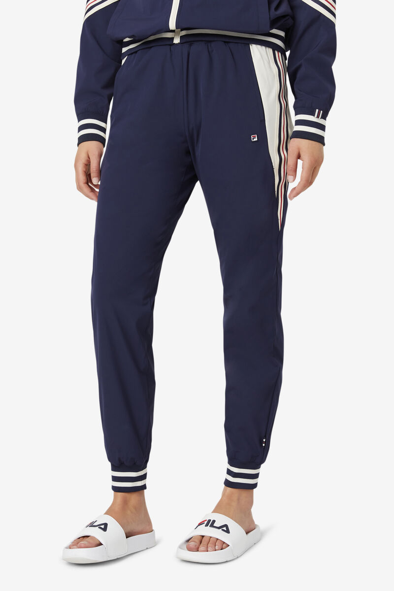 Fila Tutti Track Pants Navy / White | UwYEjhipdo5