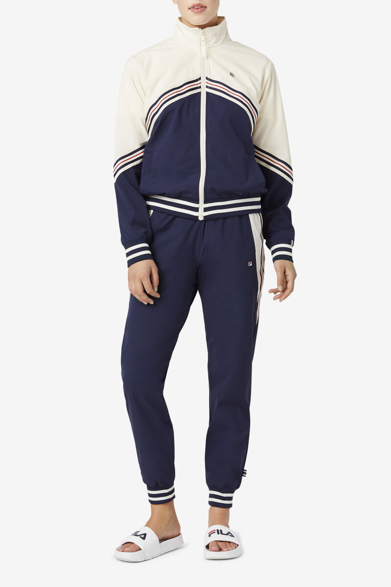 Fila Tutti Track Pants Navy / White | UwYEjhipdo5