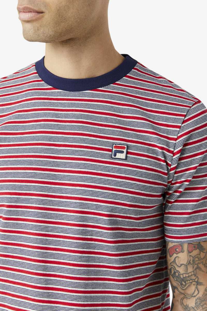 Fila Tux Striped Navy | V9sEacoMOmY