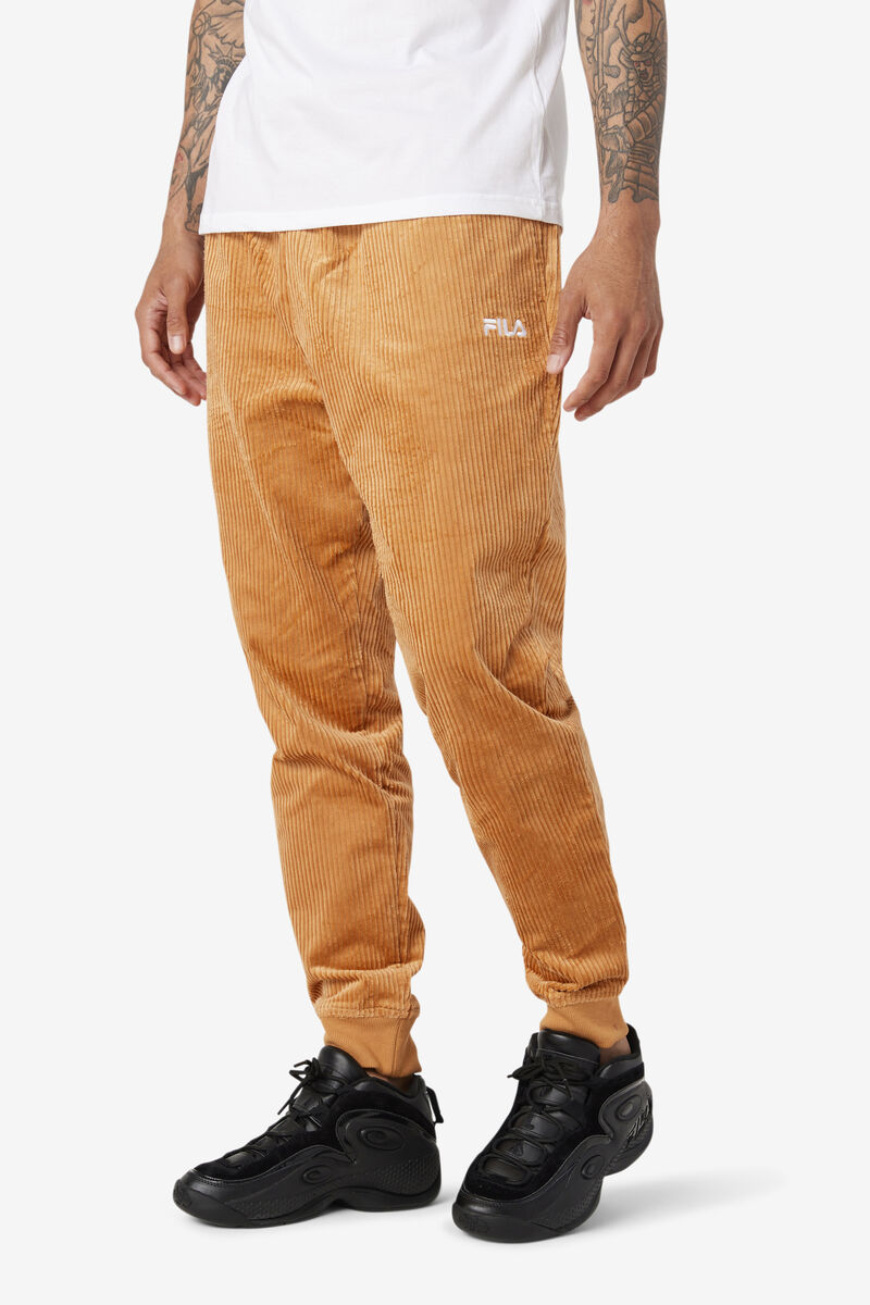 Fila Unnat Cord Joggers Brown | k7y4NMnJKm3