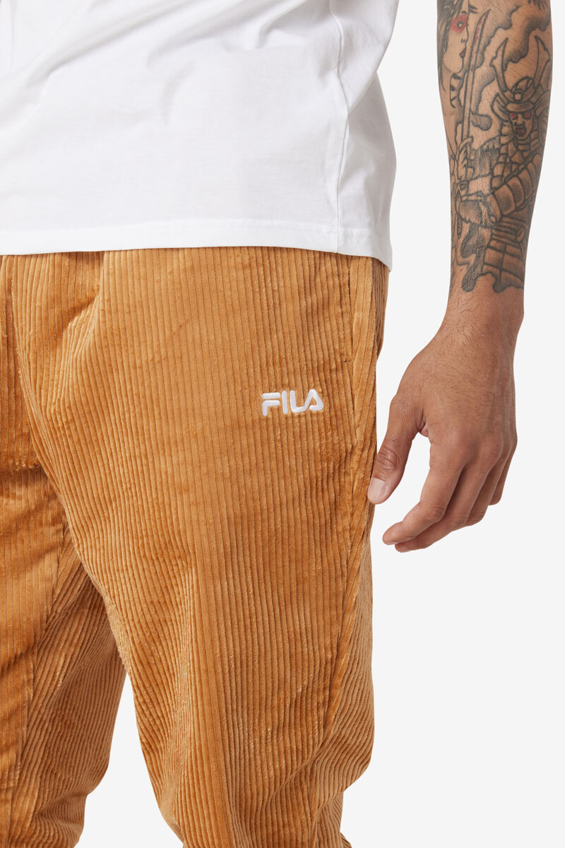 Fila Unnat Cord Joggers Brown | k7y4NMnJKm3