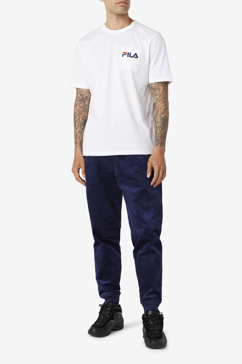 Fila Unnat Cord Joggers Navy | kDBBuGQIrN5