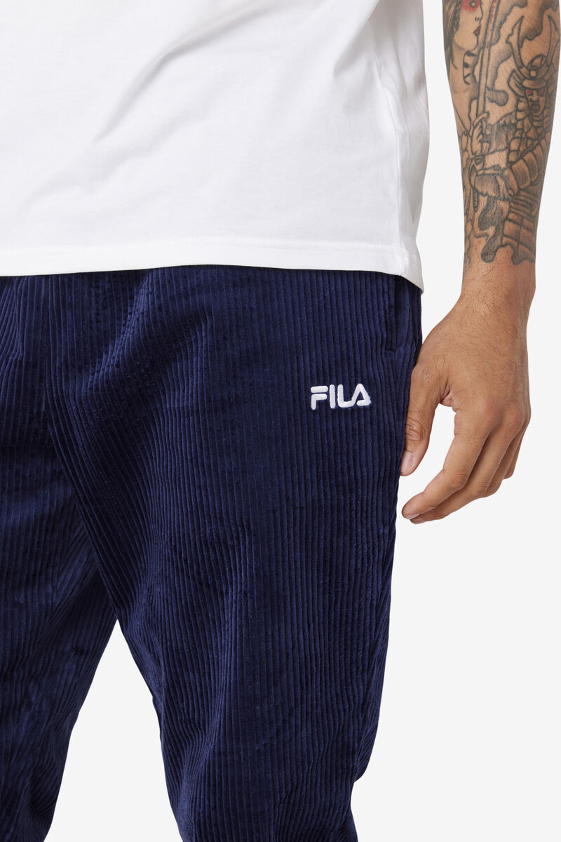 Fila Unnat Cord Joggers Navy | kDBBuGQIrN5