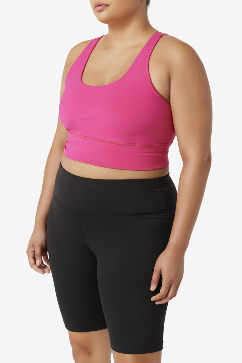 Fila Uplift Cross Back Bra Top Light Pink | GKvHOlet9QD