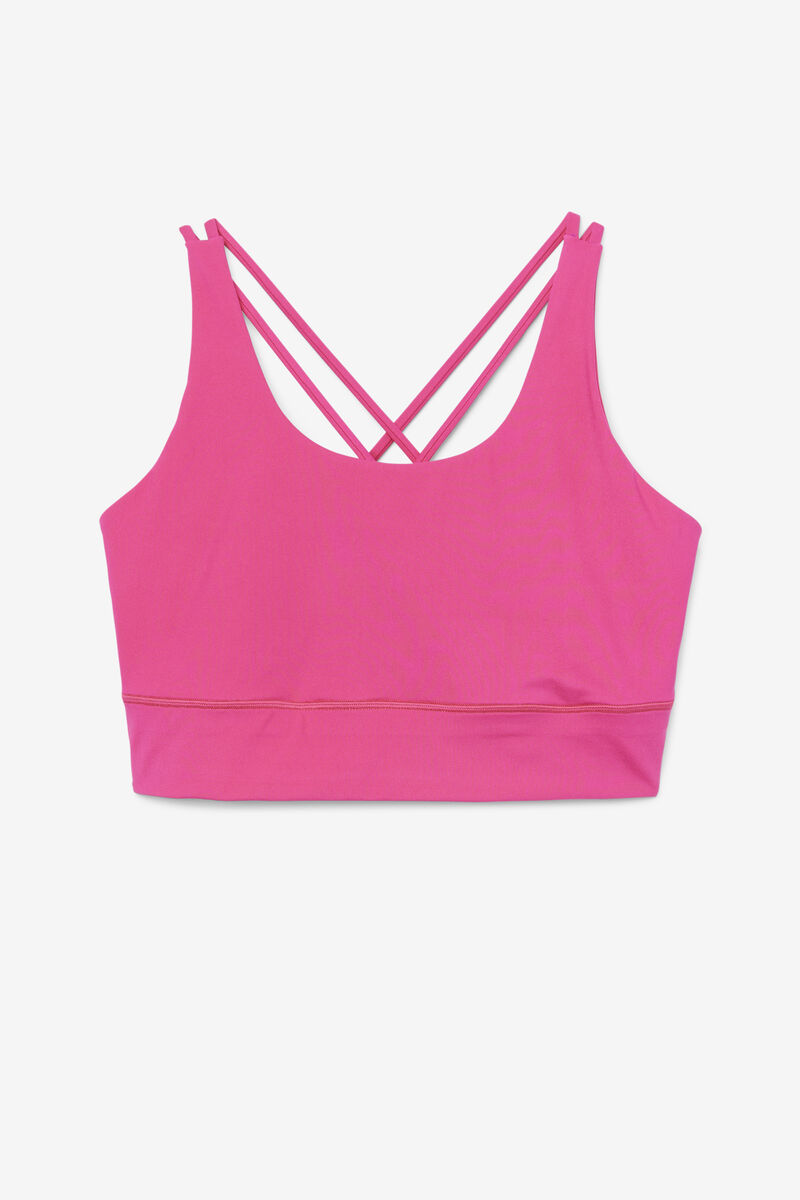 Fila Uplift Cross Back Bra Top Light Pink | GKvHOlet9QD