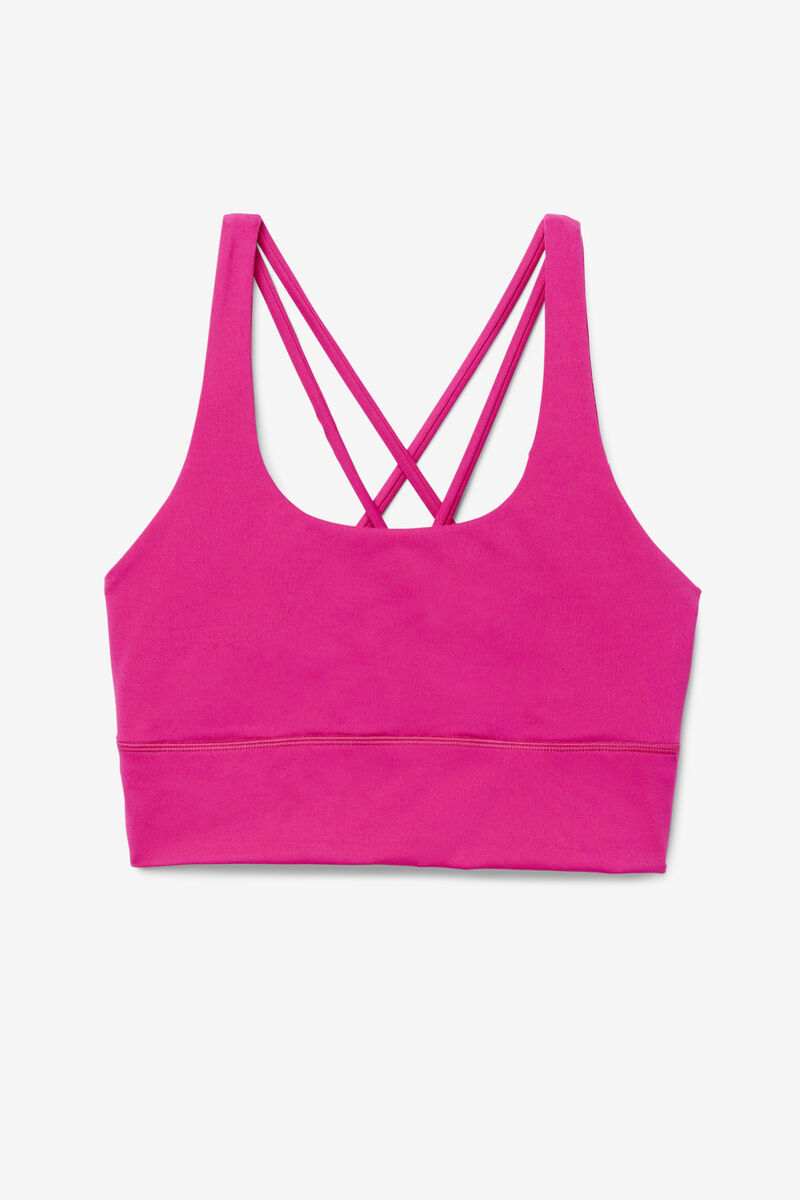 Fila Uplift Cross Back Bra Top Light Pink | TWwrM5ls1Jy