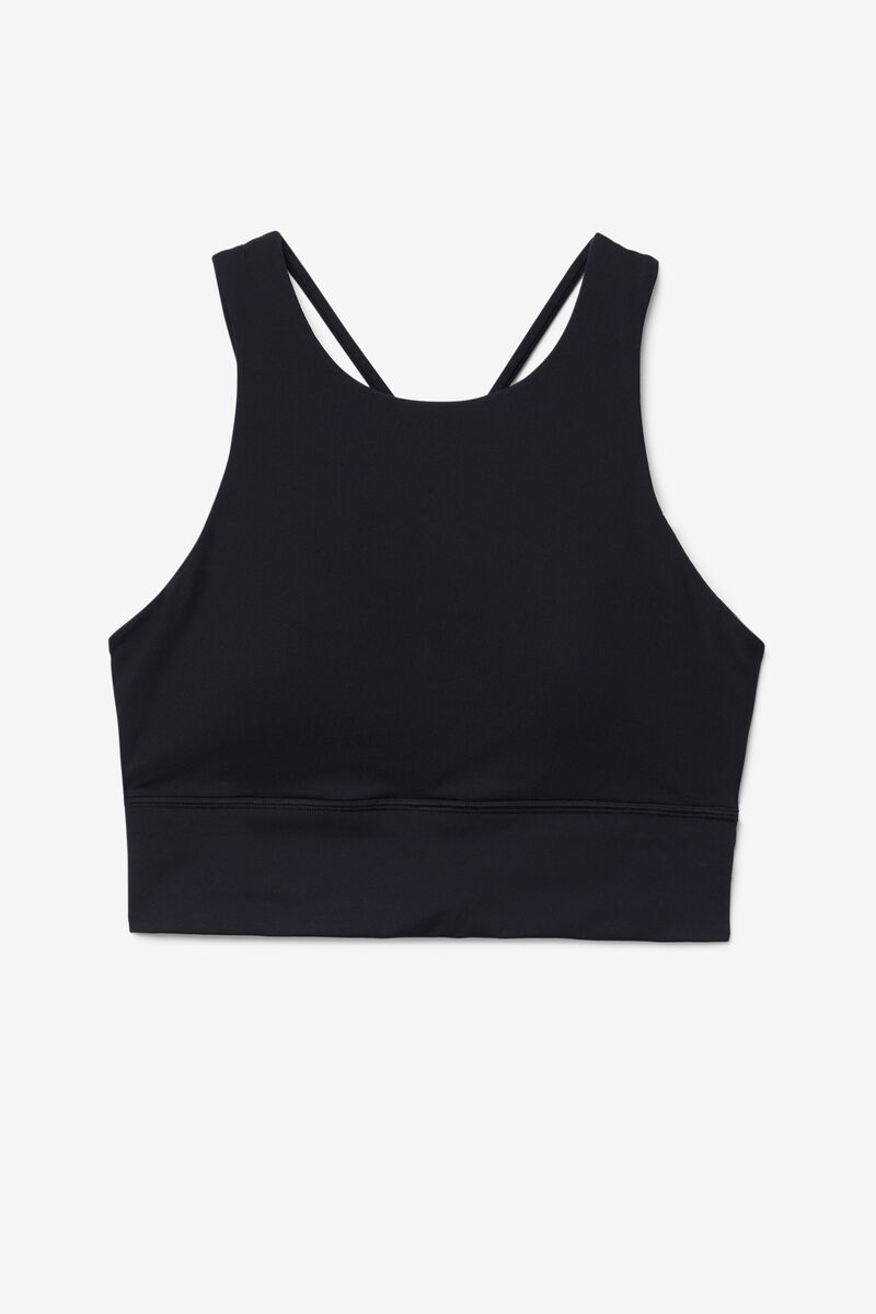 Fila Uplift High Neck Sports Bra Black | HXlm1iqCzjR