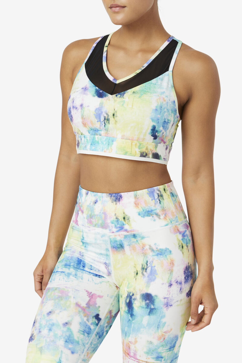 Fila Uplift Racerback Bra Top Black / White | pUmXH51Yxyd