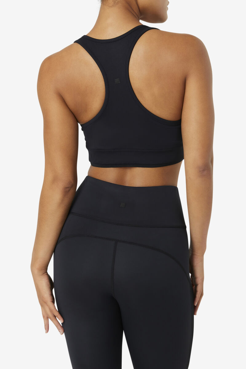 Fila Uplift Racerback Bra Top Black | kldz3OX5jML