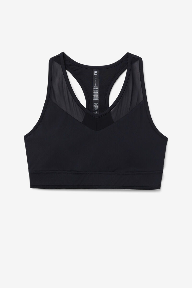 Fila Uplift Racerback Bra Top Black | kldz3OX5jML