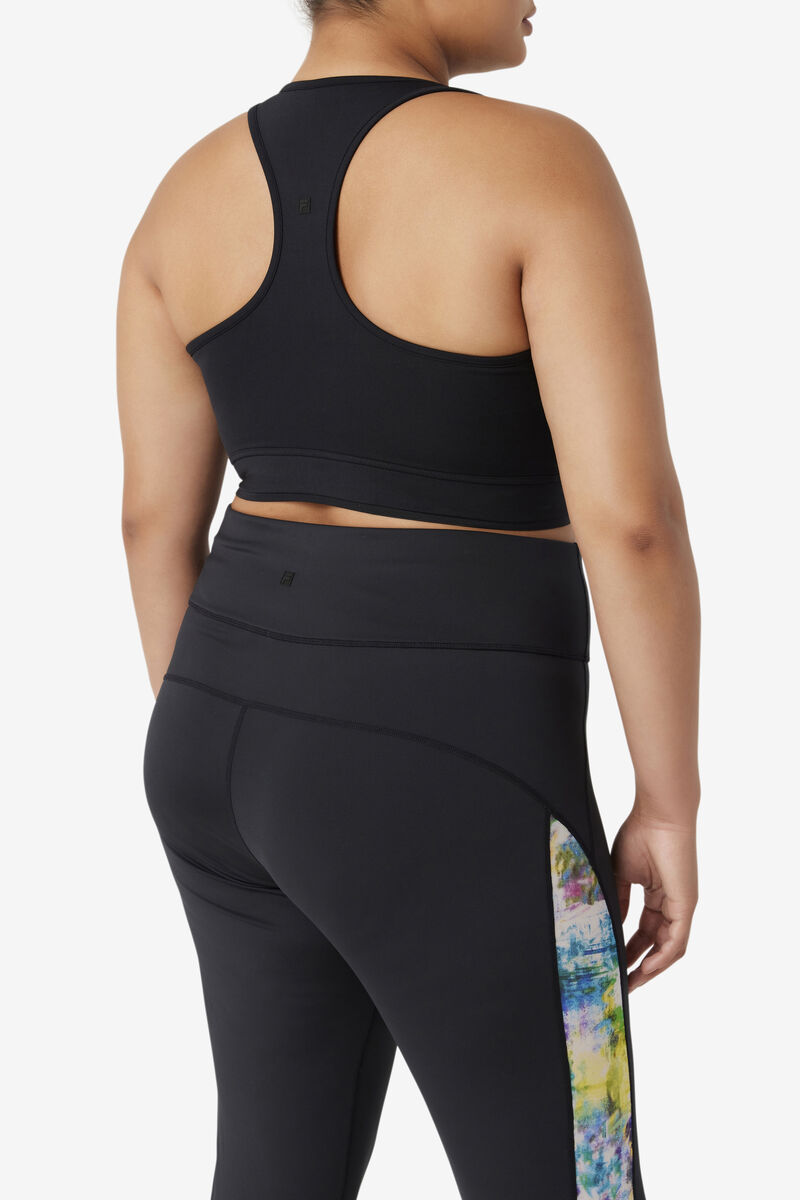 Fila Uplift Racerback Bra Top Black | sQgaNGtmH3d