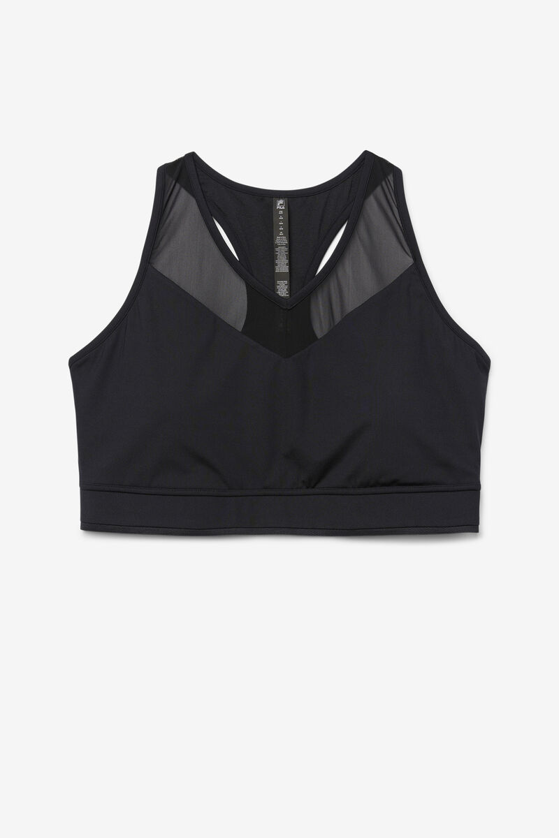 Fila Uplift Racerback Bra Top Black | sQgaNGtmH3d