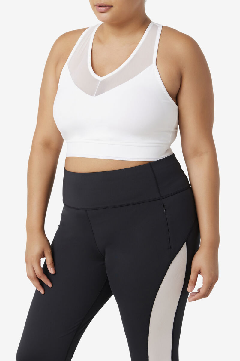 Fila Uplift Racerback Bra Top White | hSkVyOREbPq