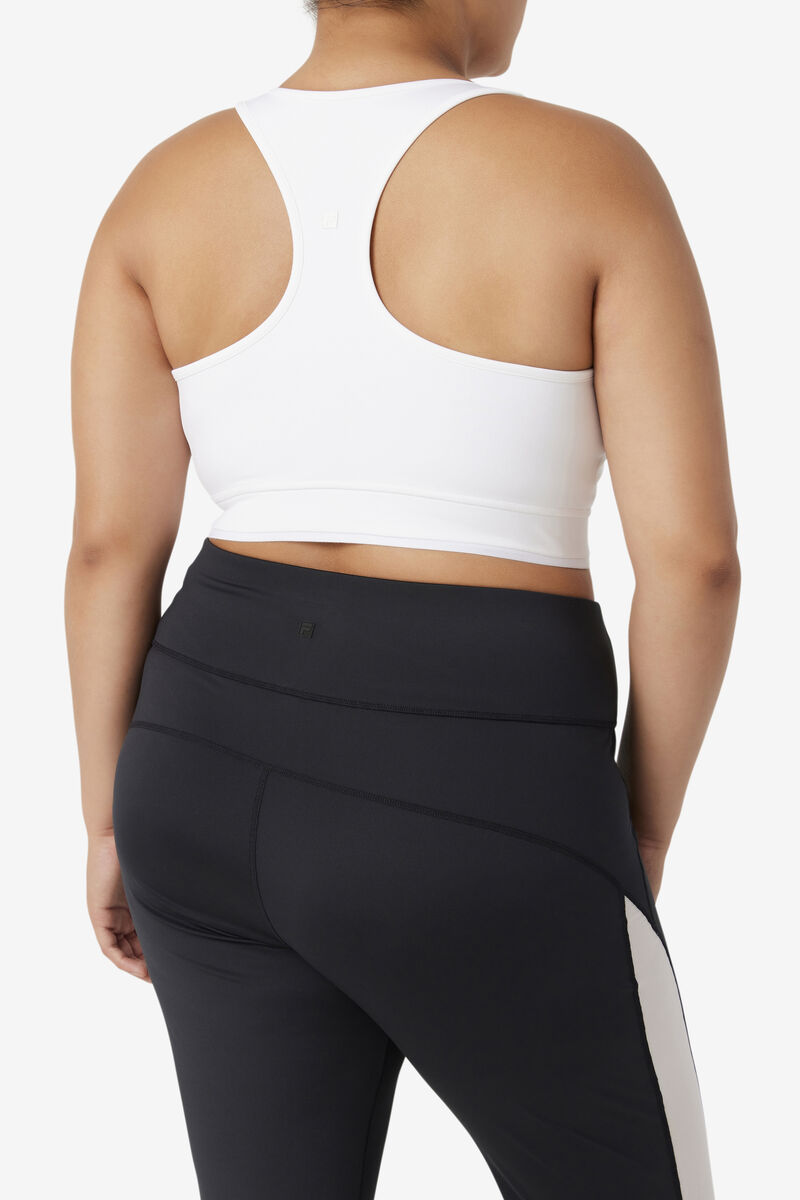 Fila Uplift Racerback Bra Top White | hSkVyOREbPq