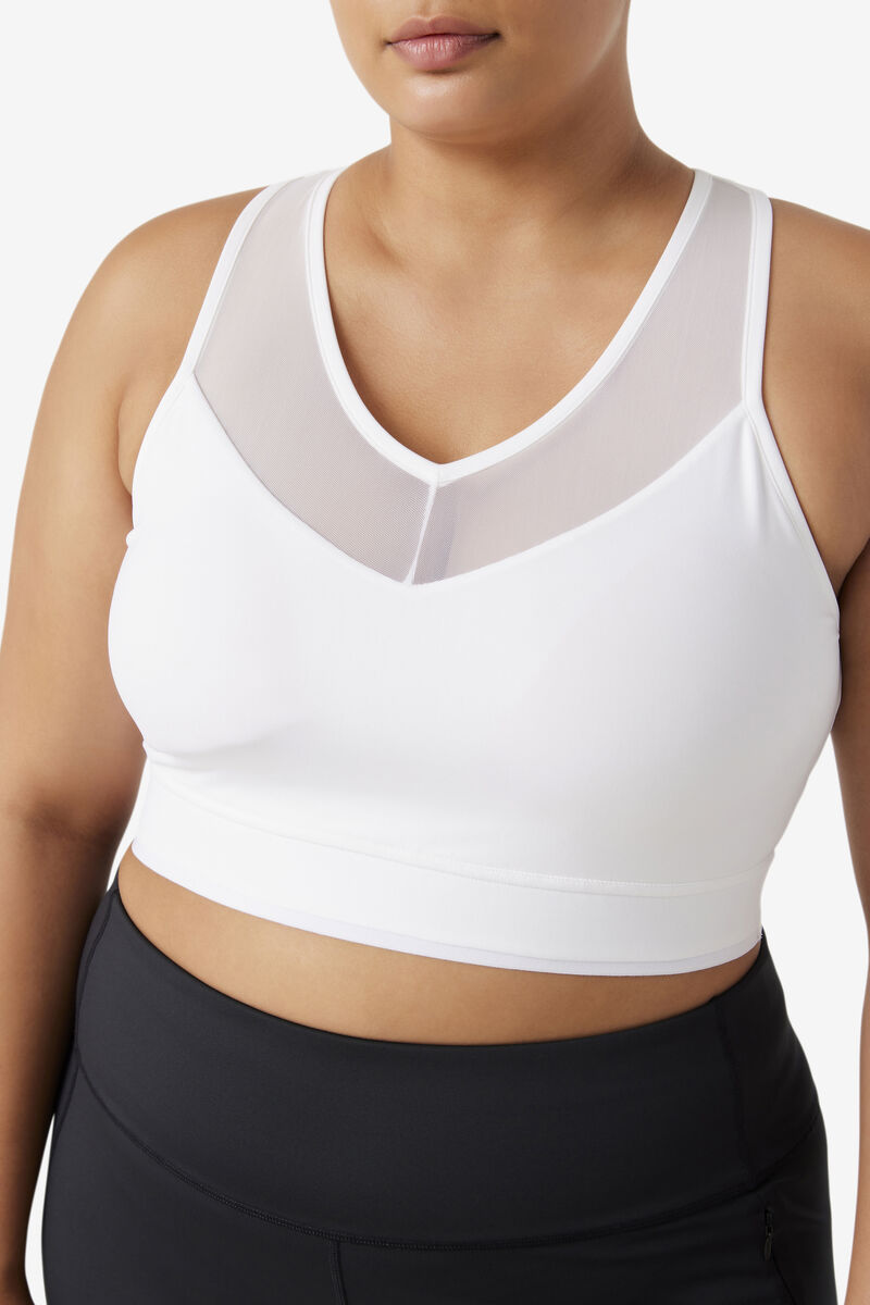 Fila Uplift Racerback Bra Top White | hSkVyOREbPq