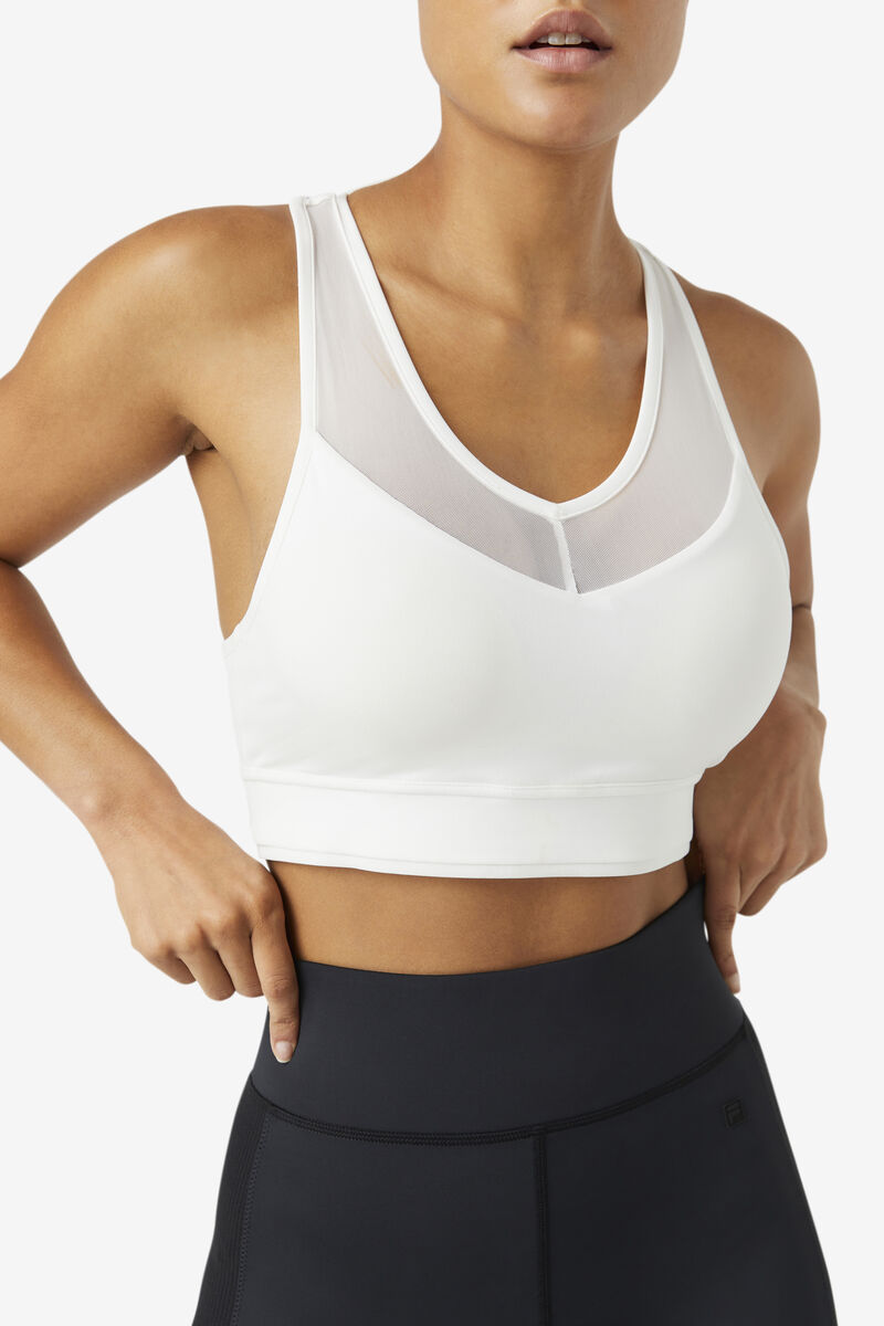 Fila Uplift Racerback Bra Top White | lpmXxFJpJPQ