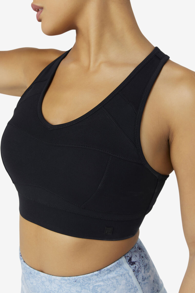 Fila Uplift Racerback Sports Bra Black | T3bUsGdGVHg