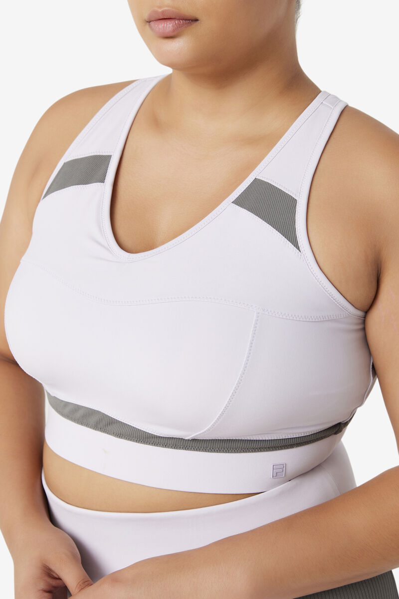 Fila Uplift Racerback Sports Bra Lavender Blue | igg9pfiWjUy