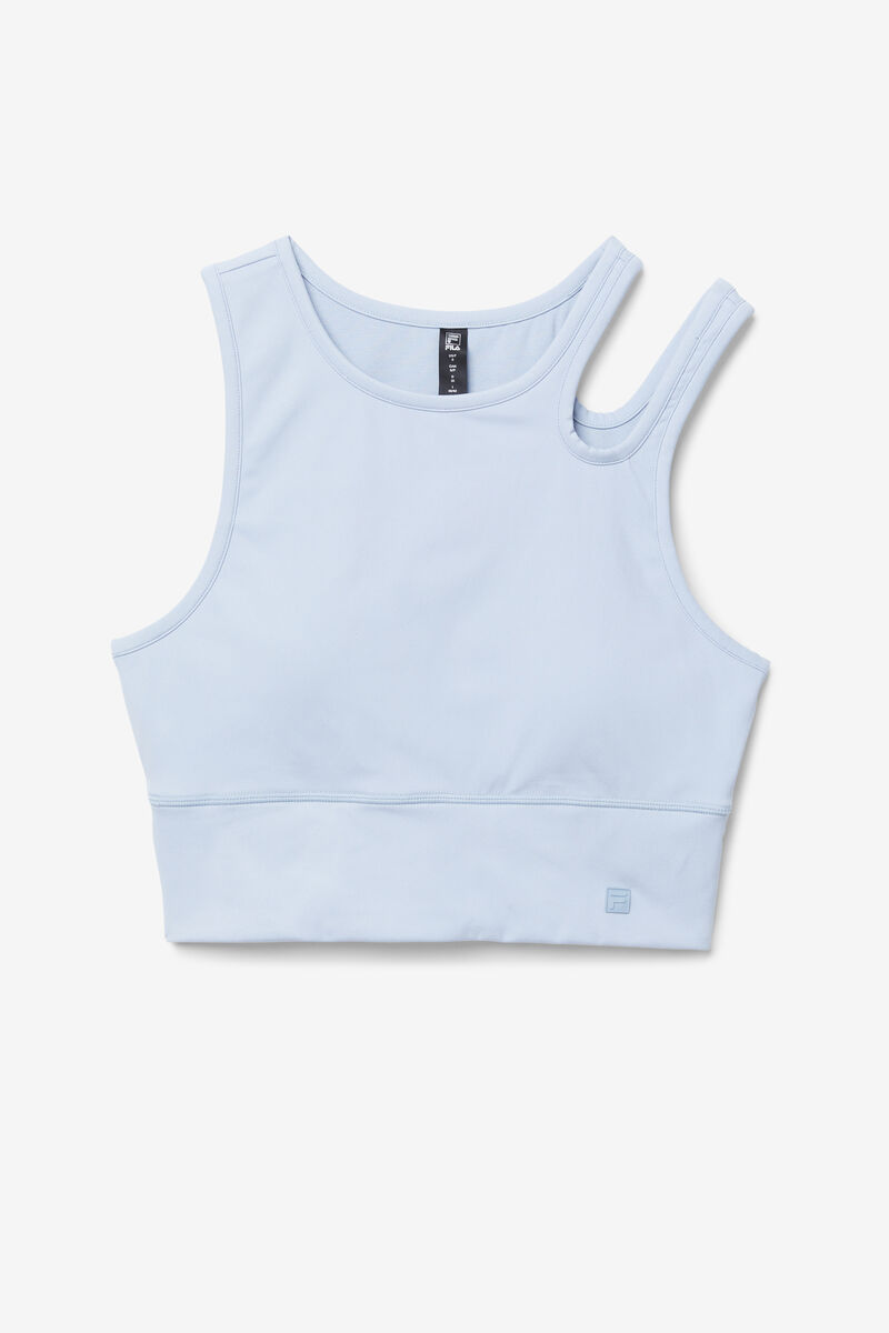 Fila Uplift Slice Crop Bra Top Blue | fNTvtJBYl2e