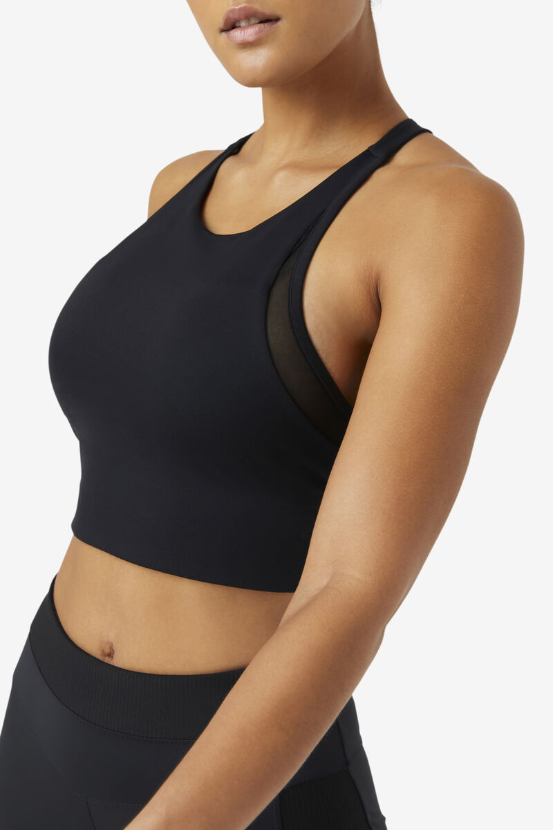 Fila Uplift T-back Sports Bra Black | cEbwSOo8Lk9