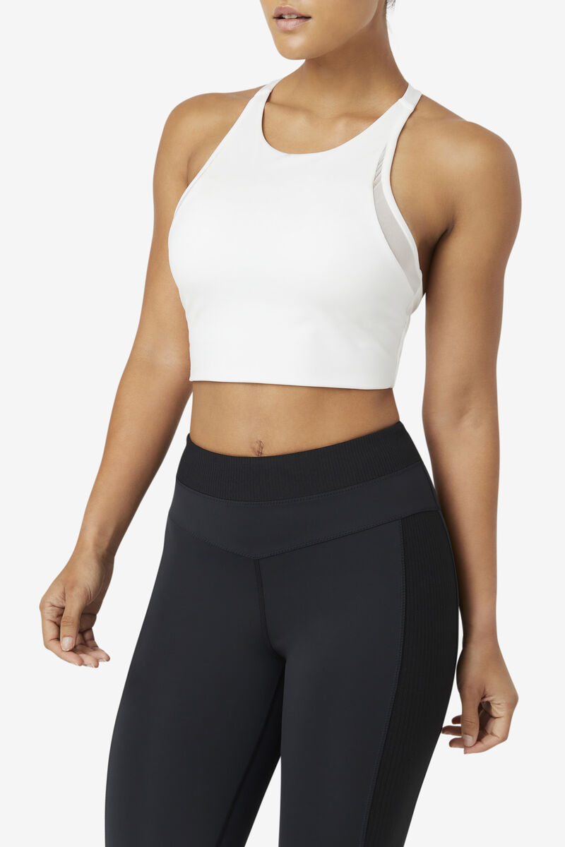 Fila Uplift T-back Sports Bra White | aH1BY5EqcPB