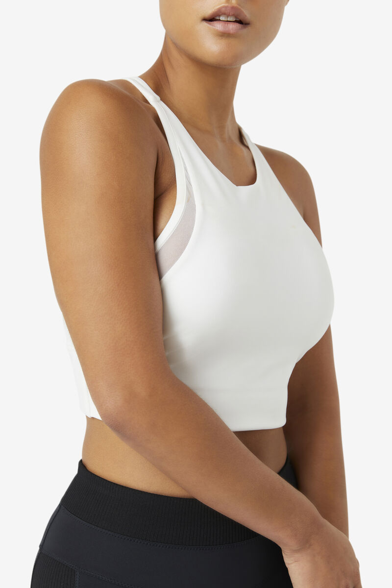 Fila Uplift T-back Sports Bra White | aH1BY5EqcPB