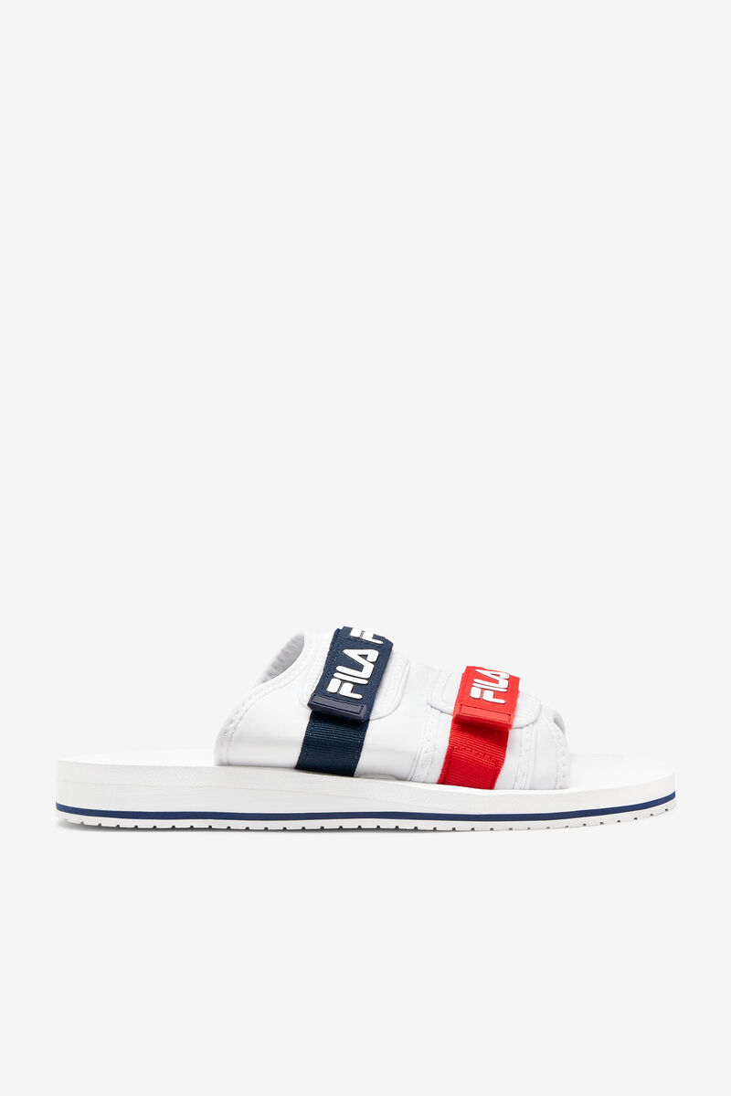 Fila Utility Silde White / Navy / Red | WrSqfe9F1hn