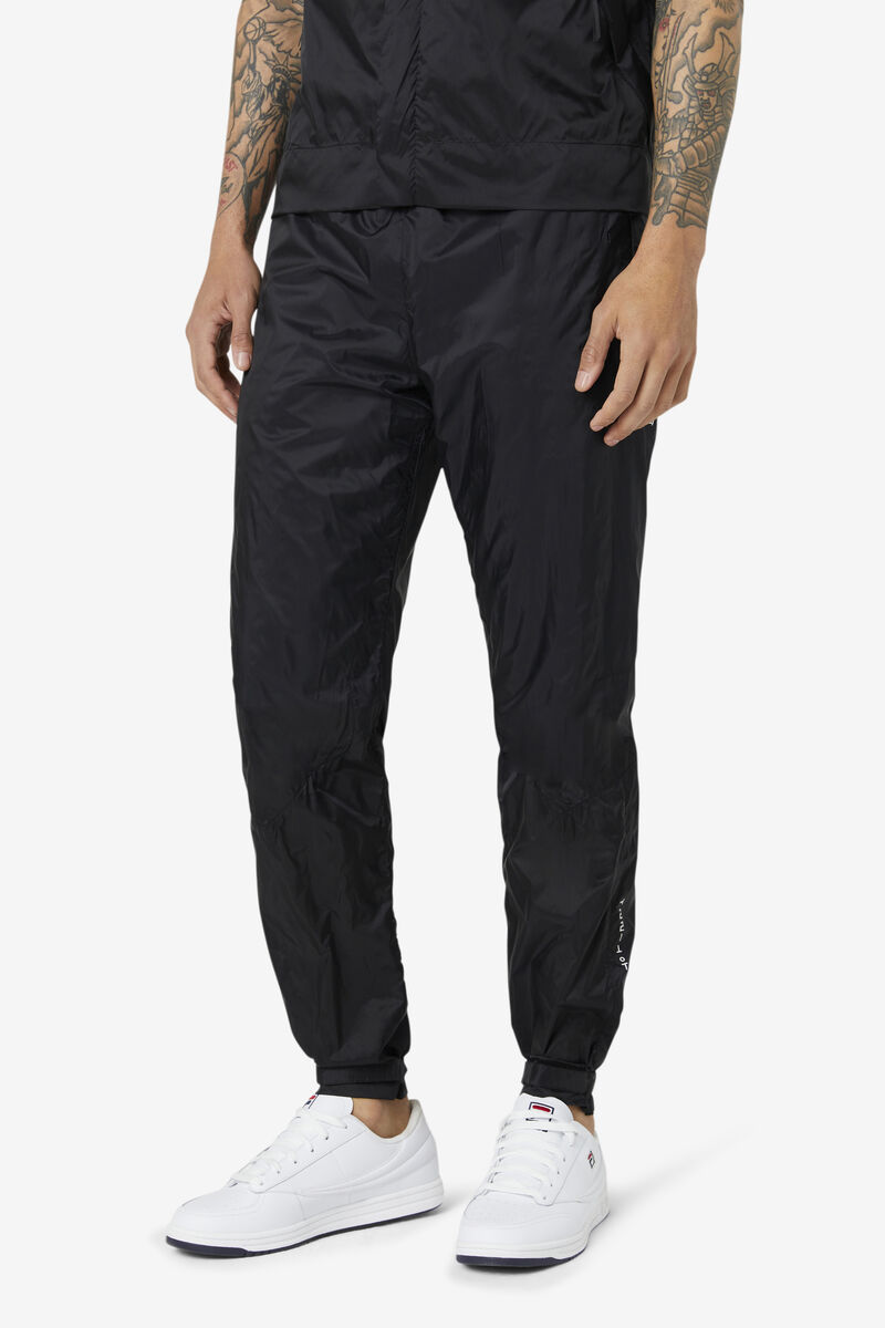 Fila Vega Wind Pant Black / White / Black | laS4TGrDTYV