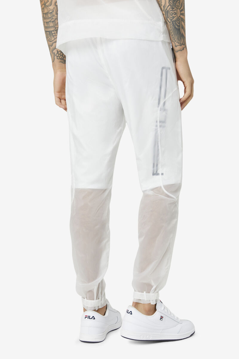 Fila Vega Wind Pant White / Black | BjTMJoCk79B