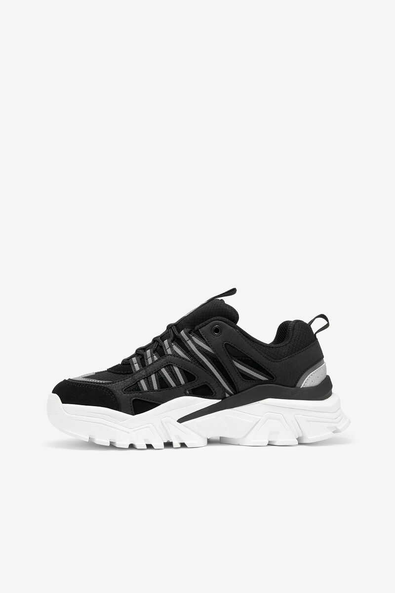 Fila Vitalize Black / White / Metal Silver | EjSuF43bavu