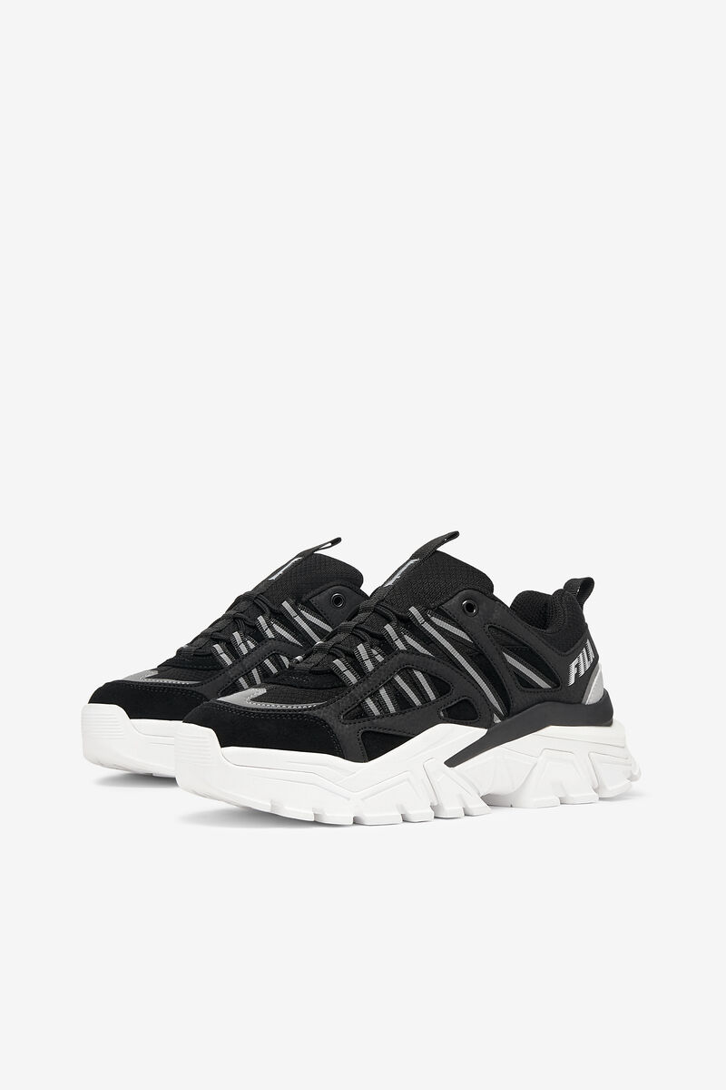 Fila Vitalize Black / White / Metal Silver | EjSuF43bavu